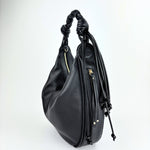 Plinio Visona Braided Strap Hobo Tassel Medium Round Bag - Big Bag NY