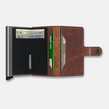 Miniwallet in Vintage Leather
