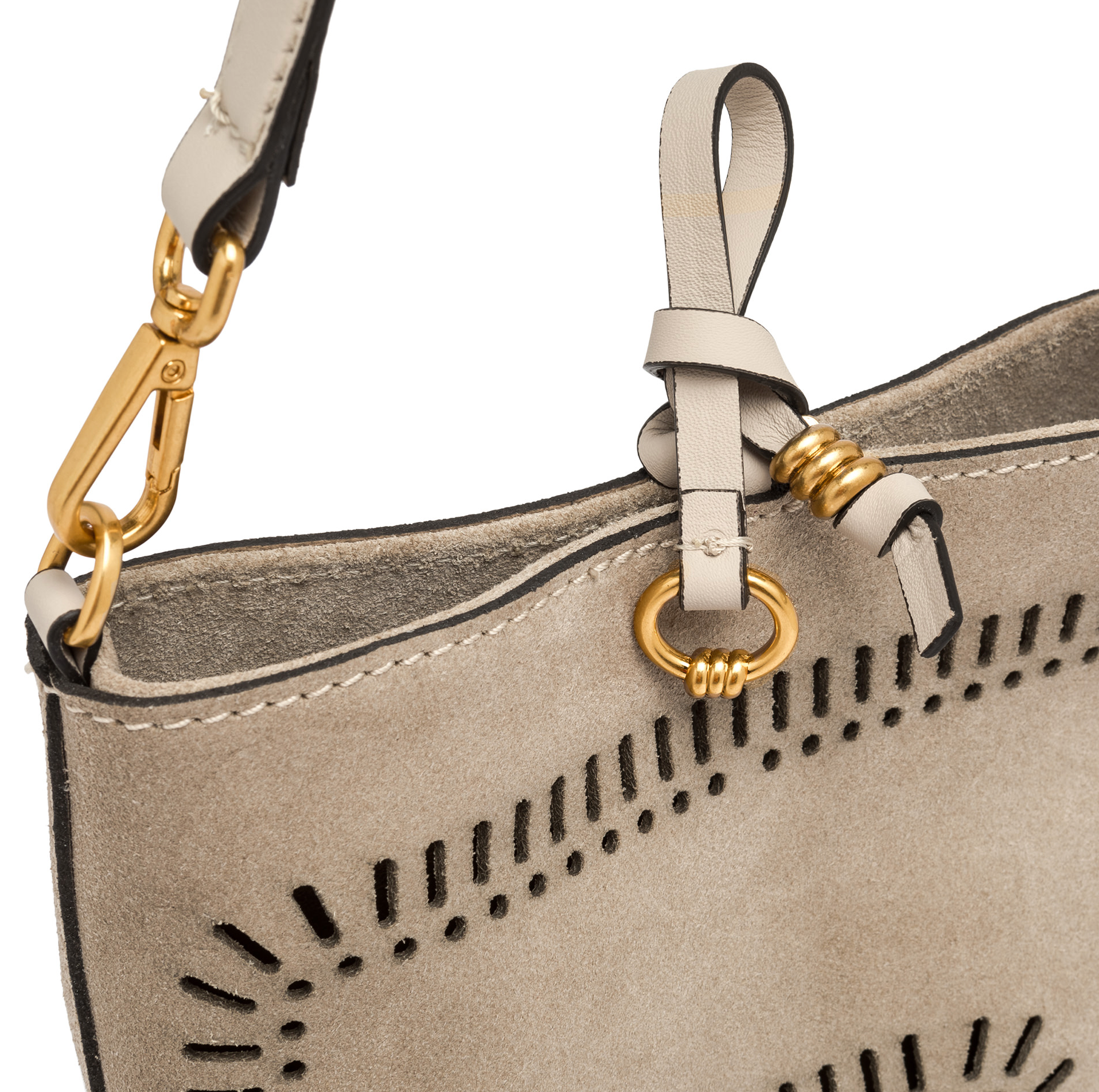 Gianni Chiarini Vanessa Suede Mini Bag Sand - Big Bag NY