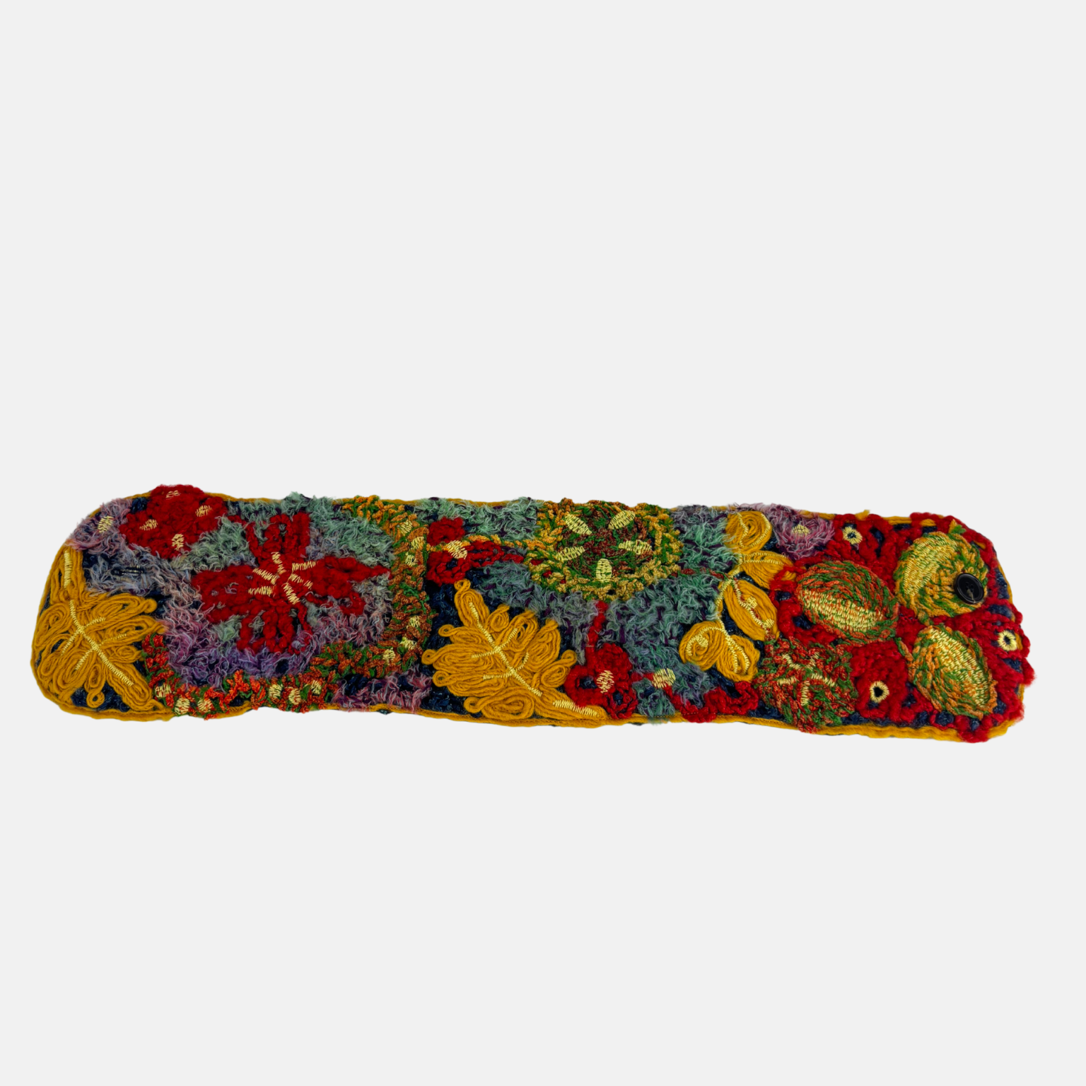 Fuga Fuga Reversible Hand Embroidered Muffler - Big Bag NY