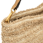 Gianni Chiarini Brenda Tweed Shoulder Bag with Detachable Crossbody Strap Natural - Big Bag NY