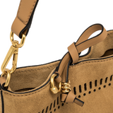Gianni Chiarini Vanessa Suede Mini Bag Brown - Big Bag NY