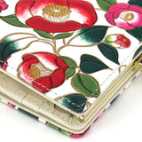 Camellia Gamasatsu Square Billfold with Clasp - Big Bag NY