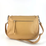 Ultrasmooth Calfskin Multi Compartment Shoulder Bag Camel - Big Bag NY