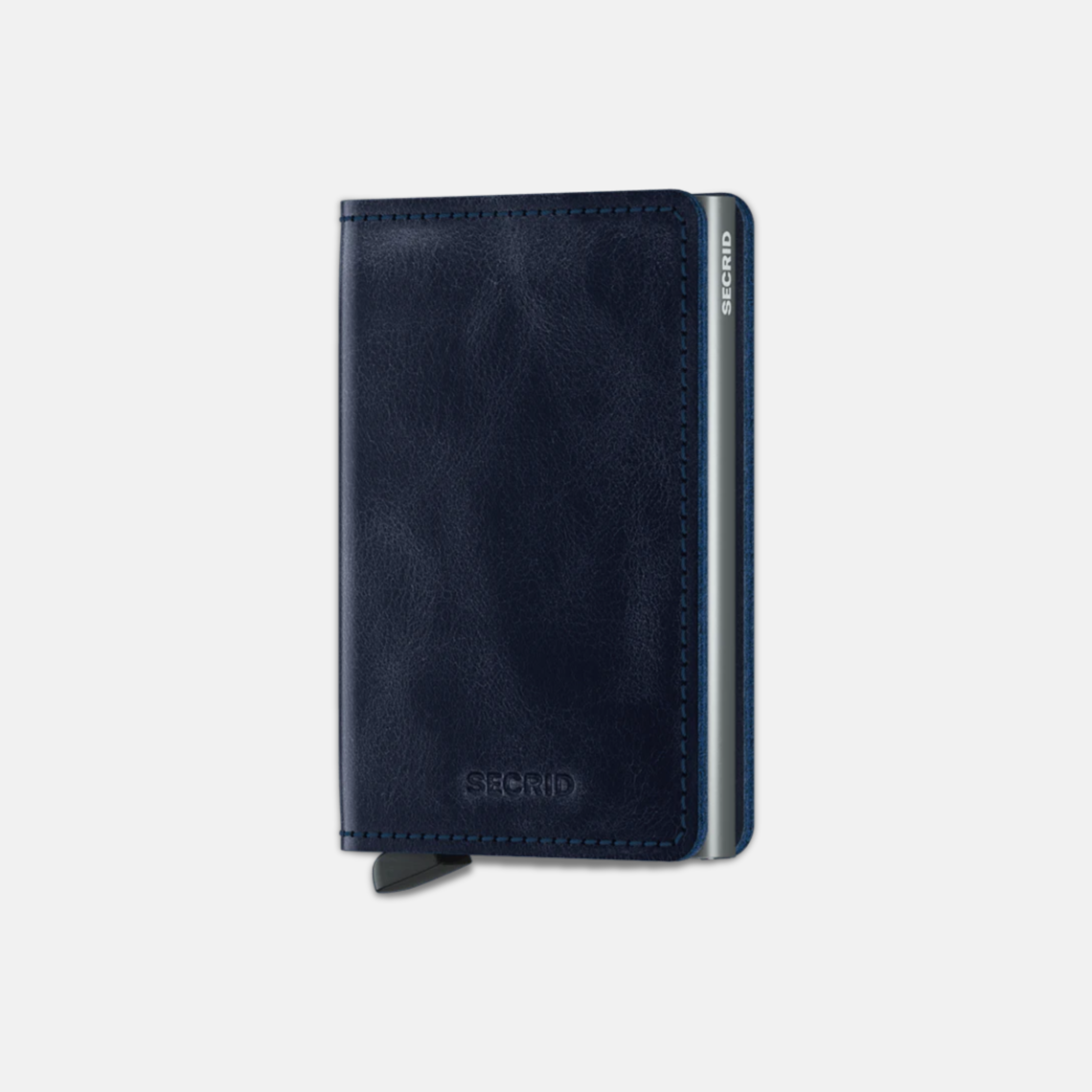 Secrid Slimwallet in Vintage Leather Blue - Big Bag NY