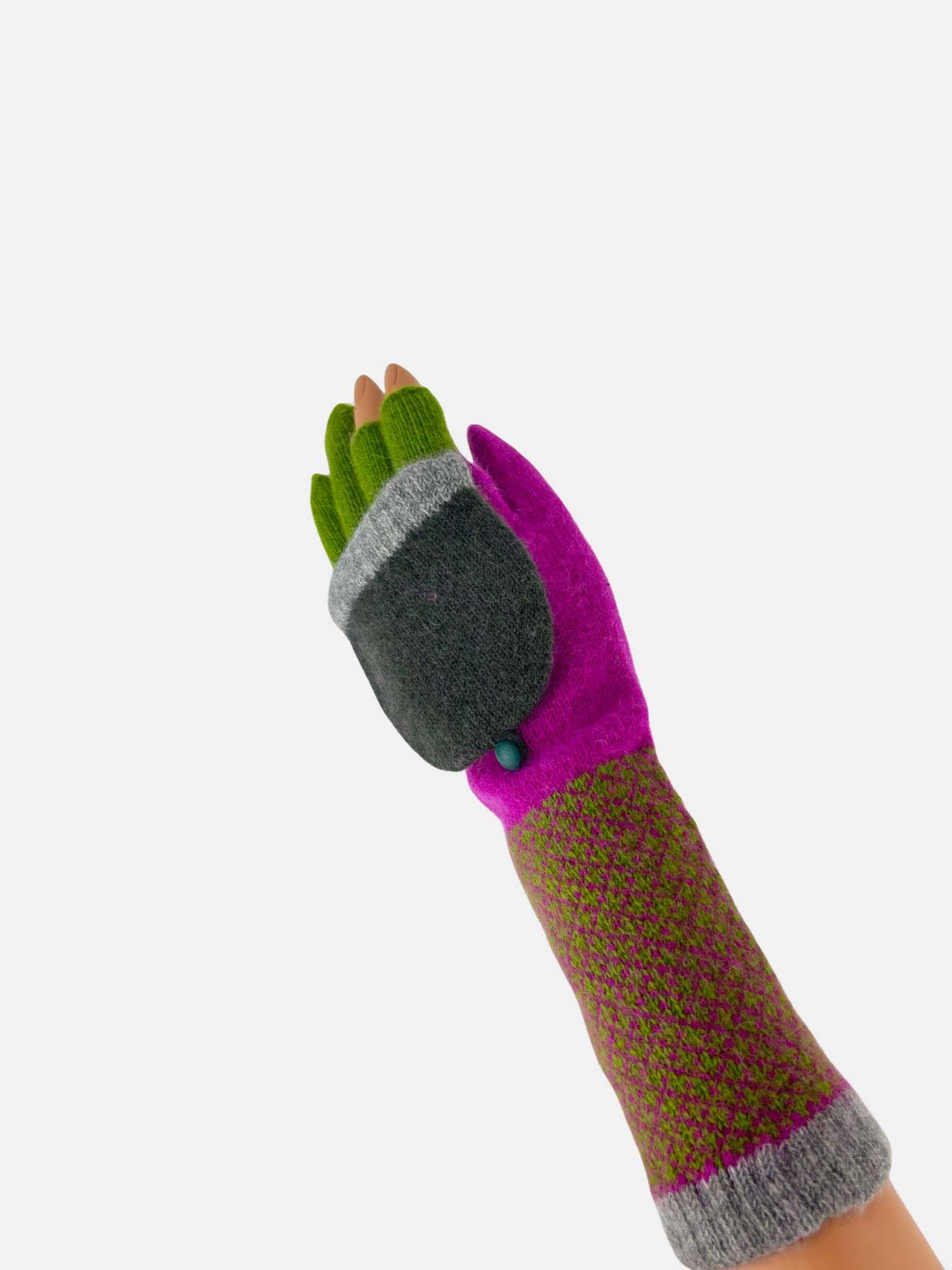 Santacana Cashmere Recycled Wool and Cashmere Long Gloves - Big Bag