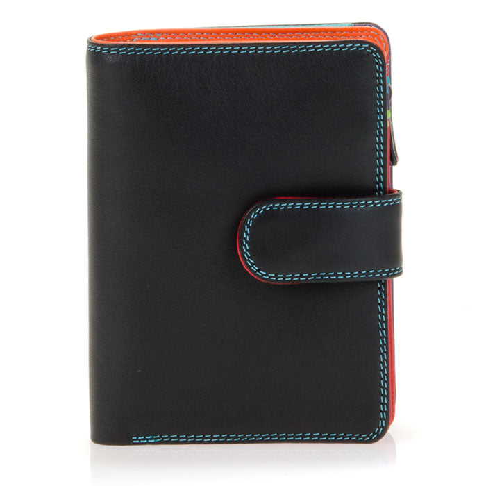 Medium Snap Wallet in Black Pace - Big Bag NY