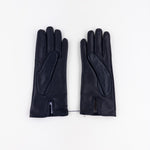 Gala Basic Soft Leather Gloves with Cashmere Lining in Black - Big Bag NY