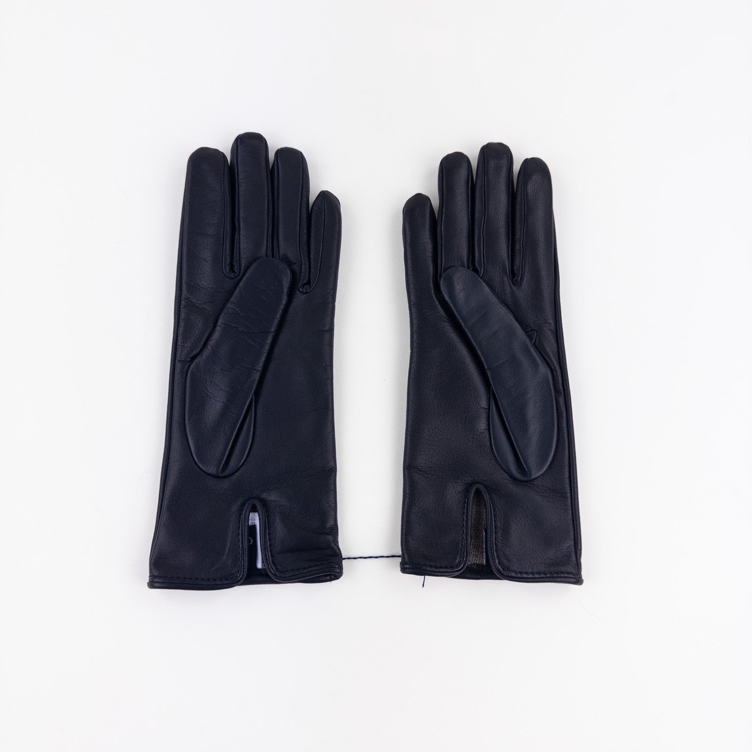 Gala Basic Soft Leather Gloves with Cashmere Lining in Black - Big Bag NY