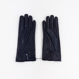 Gala Basic Soft Leather Gloves with Cashmere Lining in Black - Big Bag NY