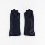 Gala Basic Soft Leather Gloves with Cashmere Lining in Black - Big Bag NY