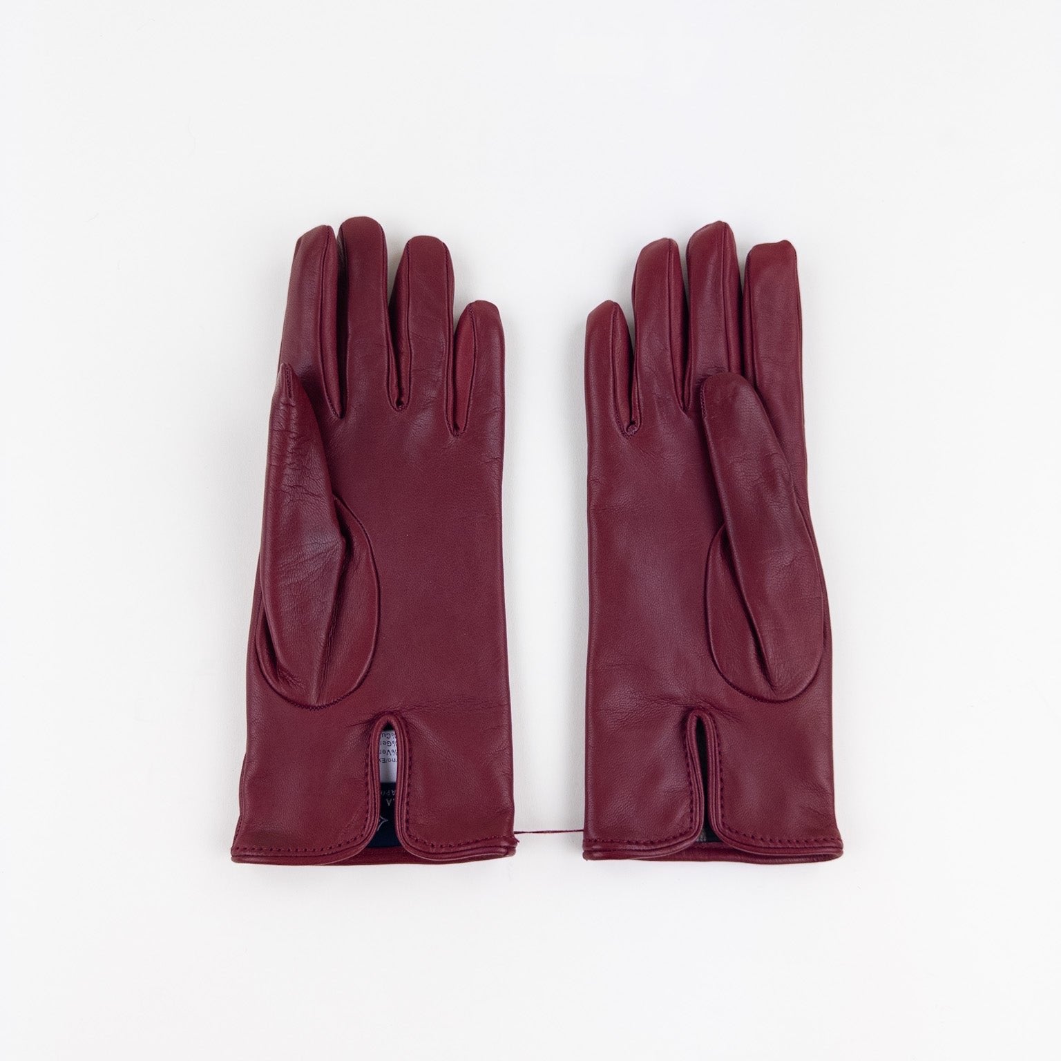 Gala Basic Soft Leather Gloves with Cashmere Lining in Rhum - Big Bag NY