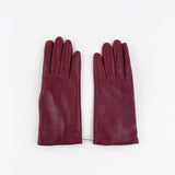 Gala Basic Soft Leather Gloves with Cashmere Lining in Rhum - Big Bag NY