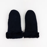 Gala Shearling Mitten in Black - Big Bag NY