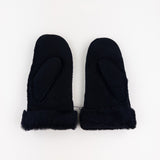 Gala Shearling Mitten in Black - Big Bag NY