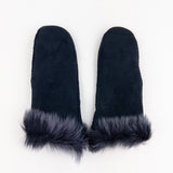 Gala Ladies Shearling Preto Snow Mitten - Big Bag NY