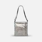 Acrylic Square Pochette in Holo Circles - Big Bag NY