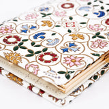 Kobana Tiny Flowers Gamasatsu Square Billfold with Clasp - Big Bag NY