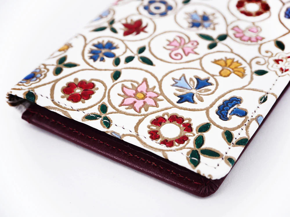 Bunkoya Oozeki Kobana Tiny Flowers Business Card Case - Big Bag NY