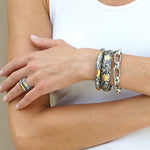 Tat2 Vintage Silver REDONDO Bangle - Big Bag NY