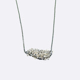 Dana Kellin Crystal Rhombus in Rhodium Necklace