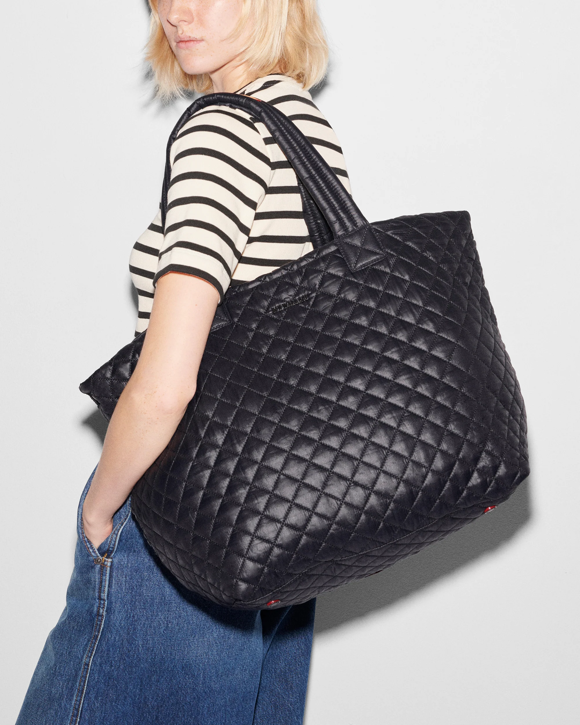 Black MZ Wallace Large Metro Tote Deluxe -Big Bag NY
