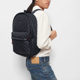 Black Oxford MZ Wallace City Metro Backpack - Big Bag NY model shot