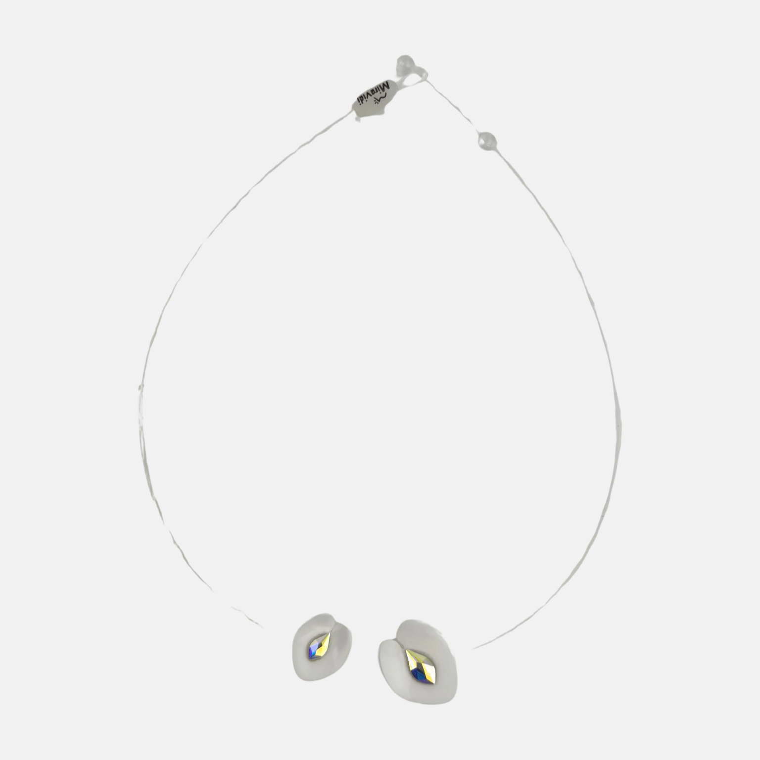 Cala Lillies Necklace Transparent - Big Bag NY