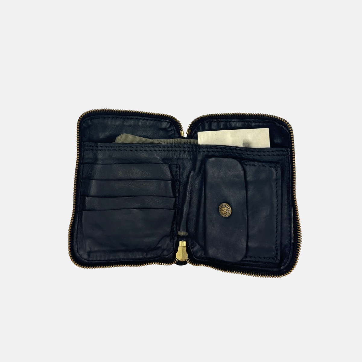 Campomaggi TOSCA wallet Black - Big Bag NY inside