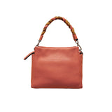 Mini Leather Handbag with Braided Handle