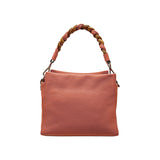 Mini Leather Handbag with Braided Handle