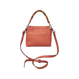 Mini Leather Handbag with Braided Handle