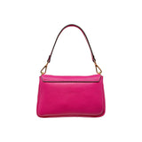 Small Crystal Leather Clutch
