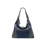 Large Suede Pocket Hobo Bag