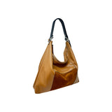 Large Suede Pocket Hobo Bag