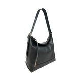 Carol J Medium Leather Shoulder Belt Strap Bag