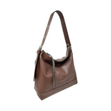 Carol J Medium Leather Shoulder Belt Strap Bag