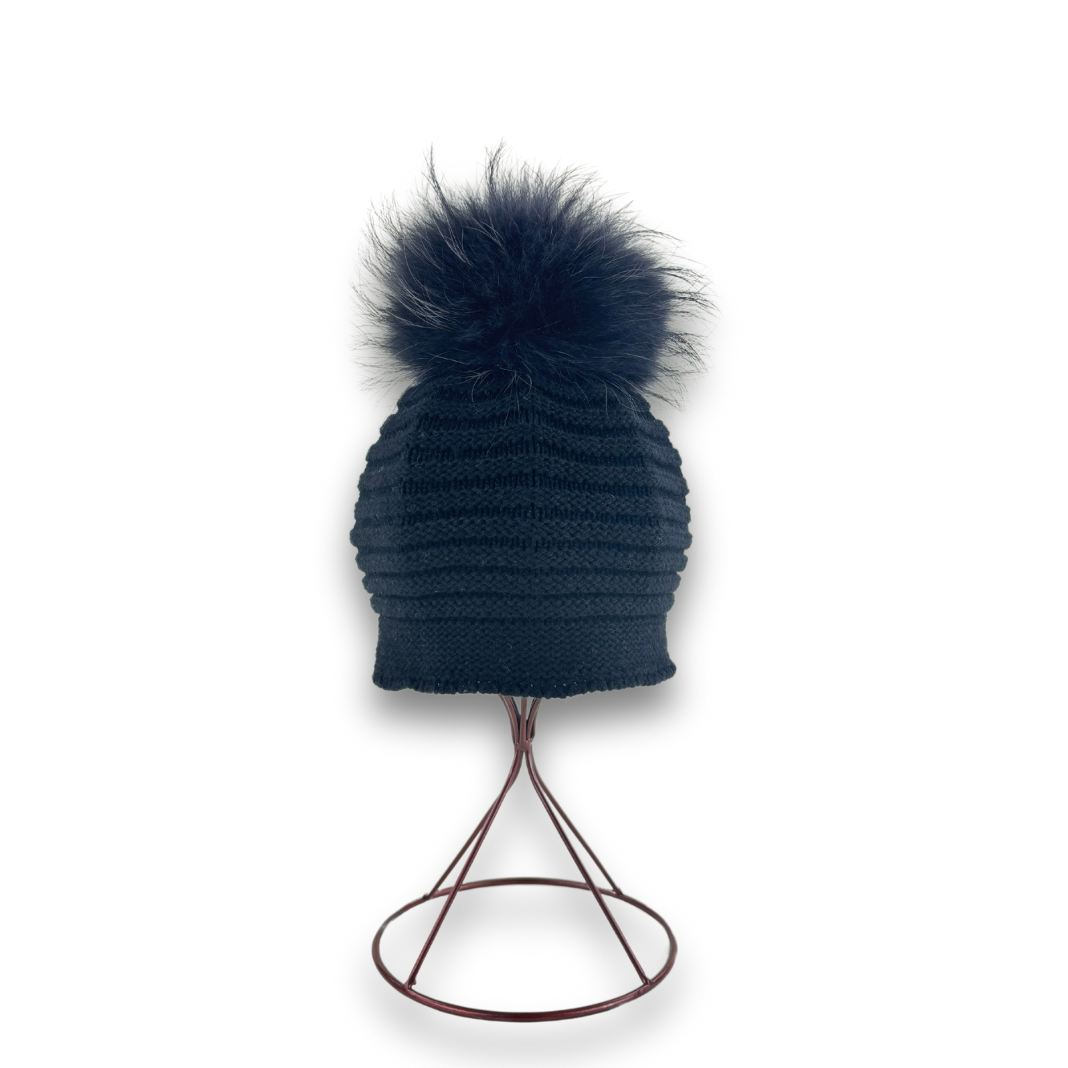ANGIOLIO_FRASCONE- Cashmere beanie pom pom - BIG BAG NY - New York, NY