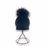 ANGIOLIO_FRASCONE- Cashmere beanie pom pom - BIG BAG NY - New York, NY