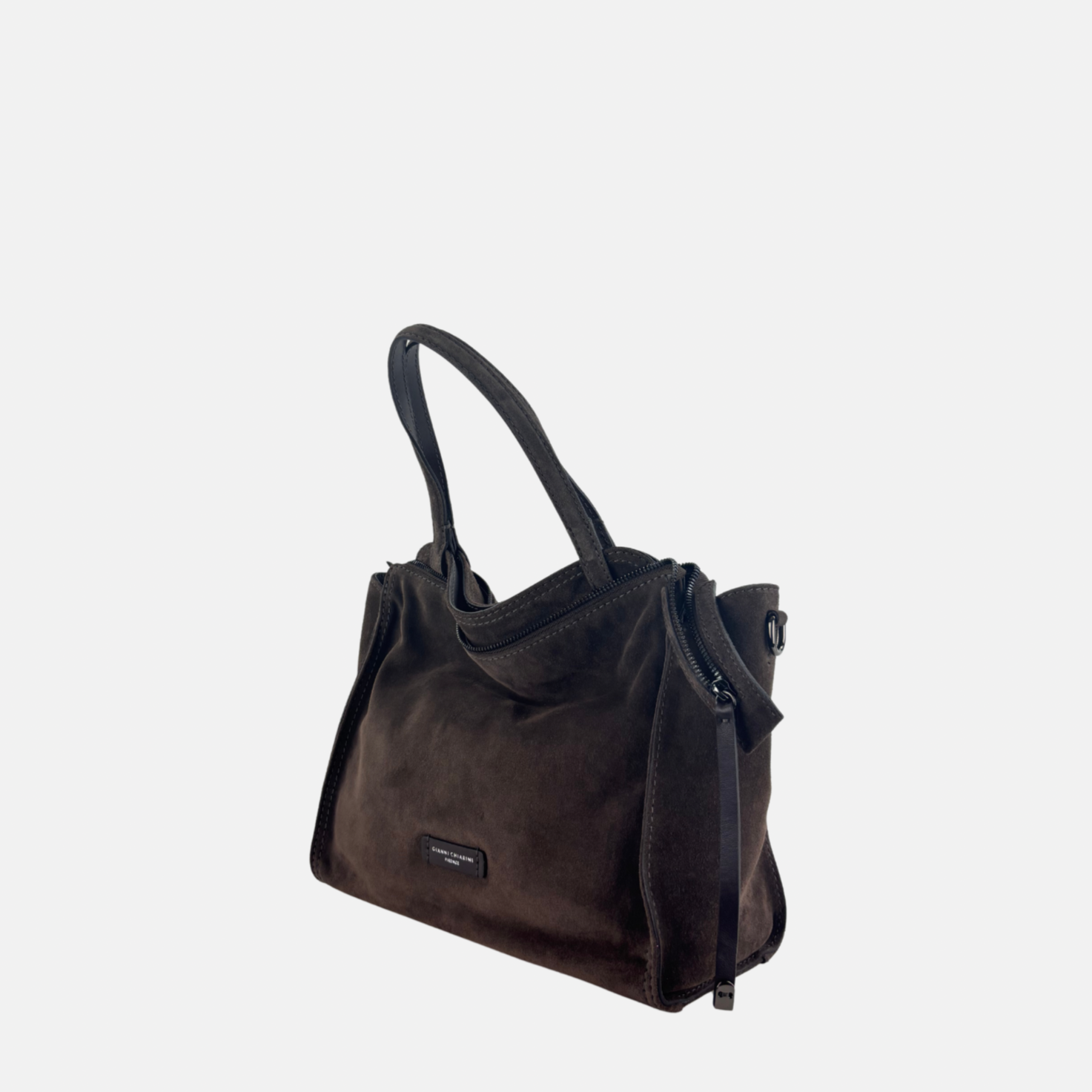 Gianni Chiarini Janis Suede Medium Convertible Tote - Big BAG NY