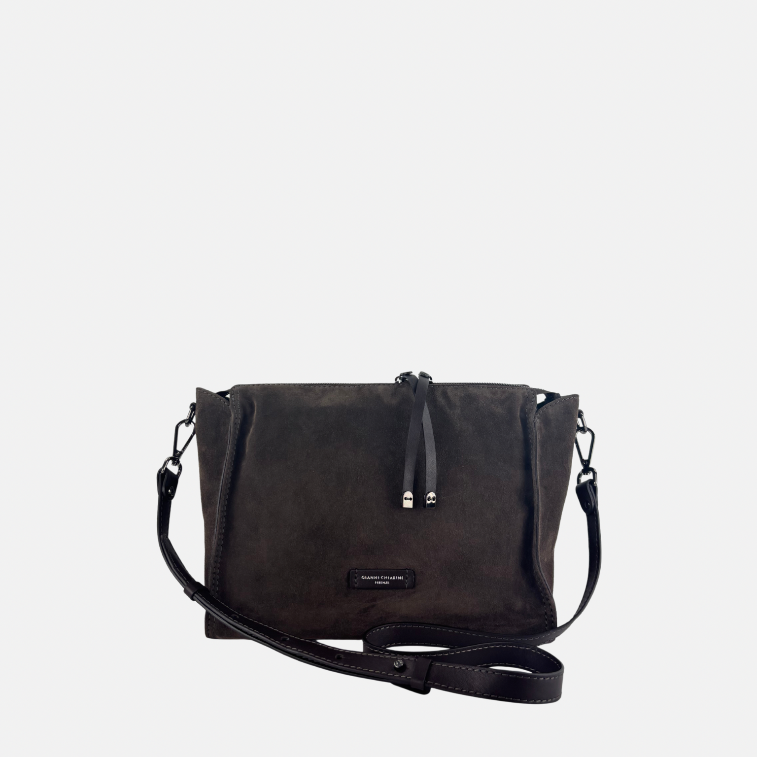 Gianni Chiarini Janis Suede Medium Convertible Tote - Big BAG NY