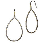Freida Rothman Signature Bezel Teardrop Earrings - Big Bag NY