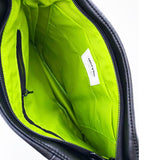 Pocket Shoulder SD Bag in Black Swim Mesh - Big Bag NY