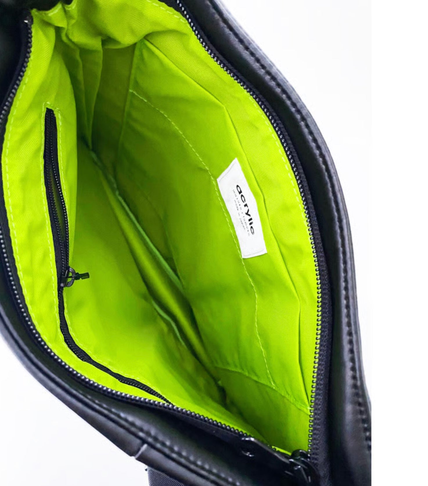 Pocket Shoulder SD Bag in Black Swim Mesh - Big Bag NY