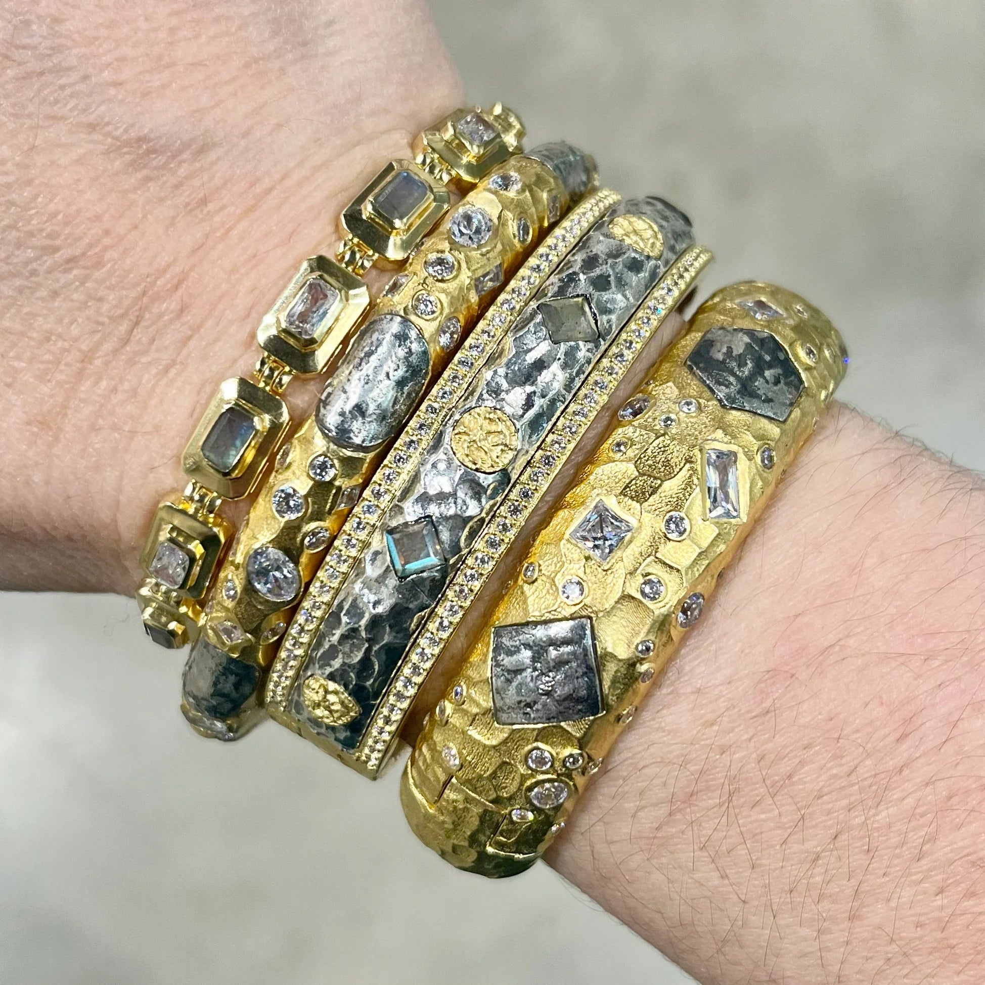 Tat2 Gold CELA Bangle - Big Bag NY