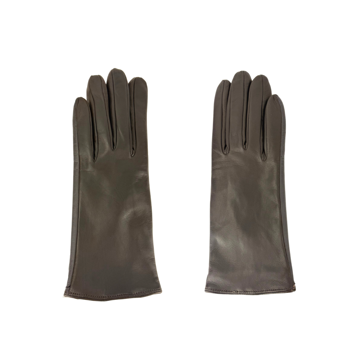Gala Basic Soft Leather Gloves with Cashmere Lining in Brown3 - Big Bag NY