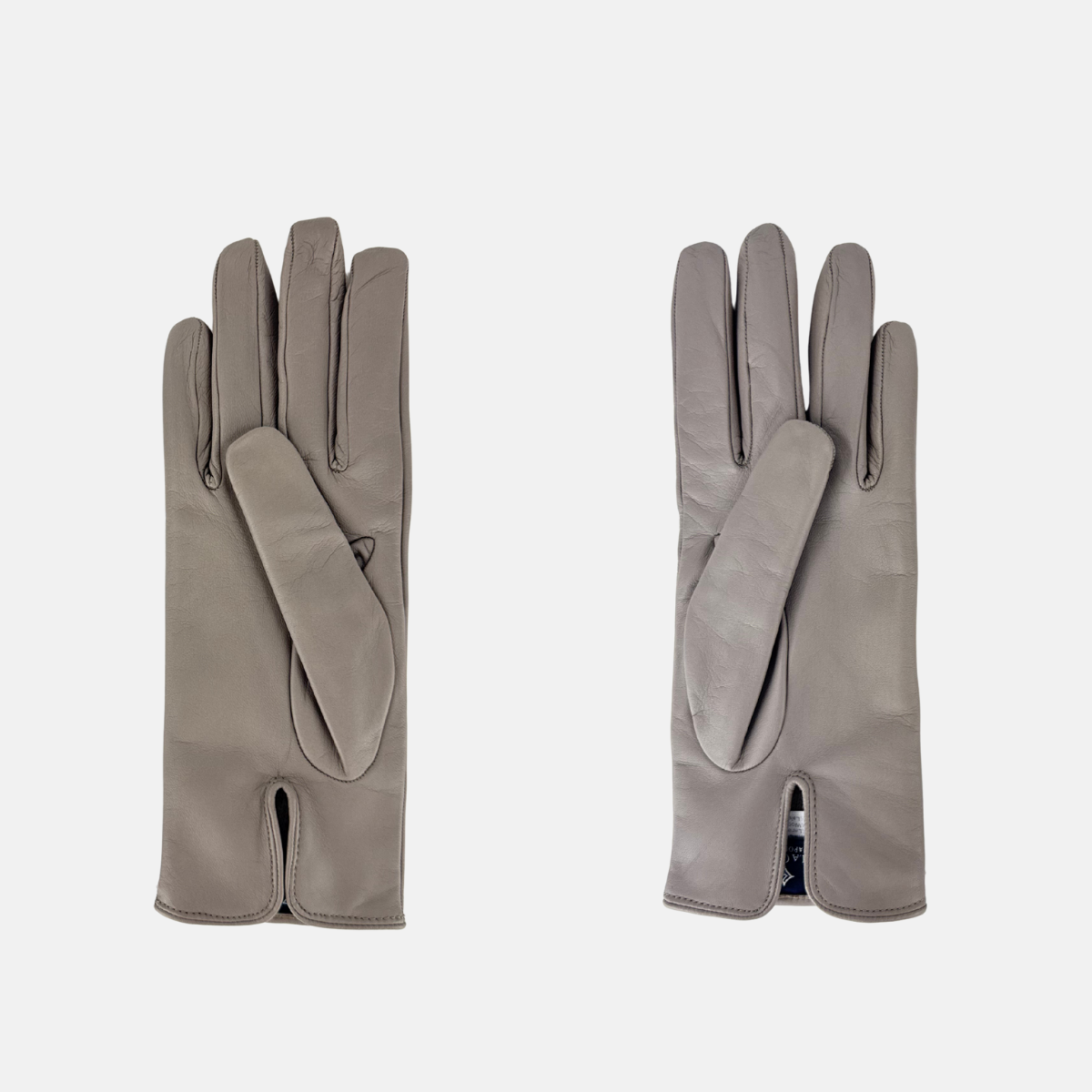 Gala Basic Soft Leather Gloves with Cashmere Lining in Taupe - Big Bag NY