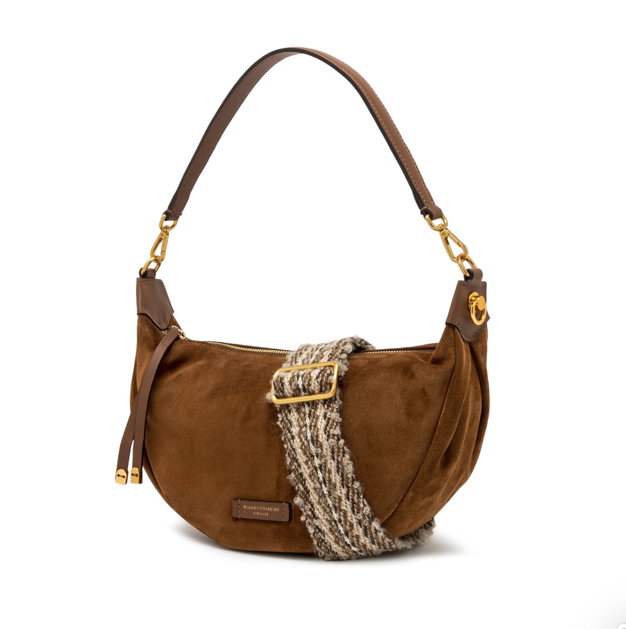 Gianni Chiarini Aisha Leather Bag - Cognac- Big Bag NY