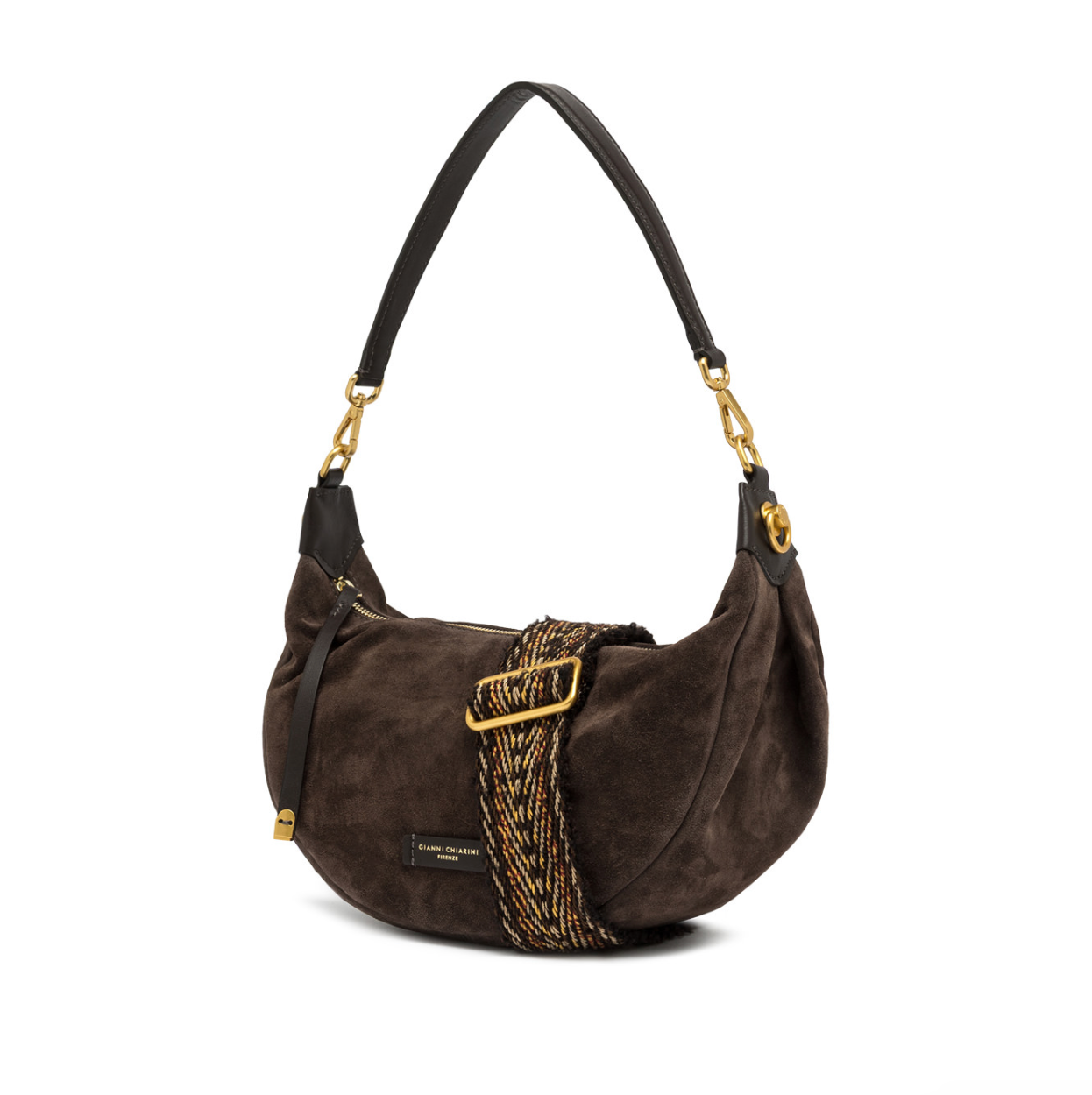 Gianni Chiarini Aisha Leather Bag - Moka - Big Bag NY