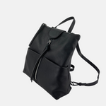 Gianni Chiarini Giada Leather Backpack Black - Big Bag NY